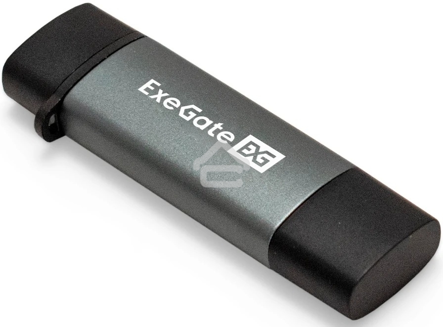 Устройство чтения/записи карт памяти ExeGate CR-201CA (кабель-адаптер USB Type-A/Type-C --> Card Reader, поддержка стандартов: SD/SDHC/MMCII/RS MMC, Micro SD/ Micro SDHC/Micro SDXC, Plug&Play, серый)