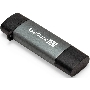 Устройство чтения/записи карт памяти ExeGate CR-201CA (кабель-адаптер USB Type-A/Type-C --> Card Reader, поддержка стандартов: SD/SDHC/MMCII/RS MMC, Micro SD/ Micro SDHC/Micro SDXC, Plug&Play, серый)
