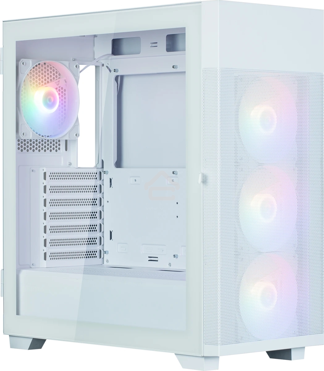 Компьютерный корпус ZALMAN S5 NEO, ATX, белый, WINDOW, 2xCOMBO (3.5