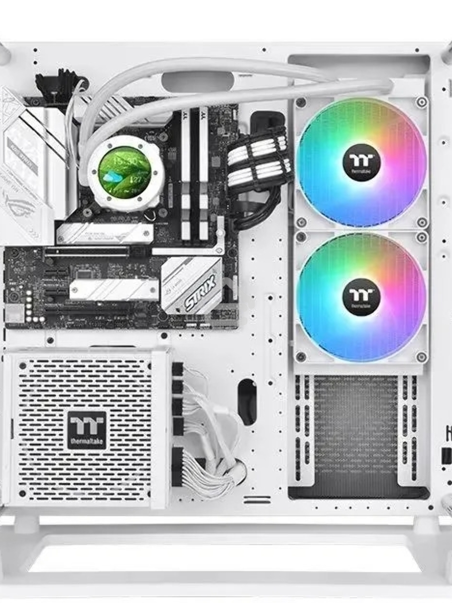 Система водяного охлаждения Thermaltake TH280 V2 Ultra Snow ARGB Soc-AM5/AM4/1151/1200/1700 белый 4-pin 34.7dB Al+Cu LCD Ret (CL-W406-PL14SW-A)