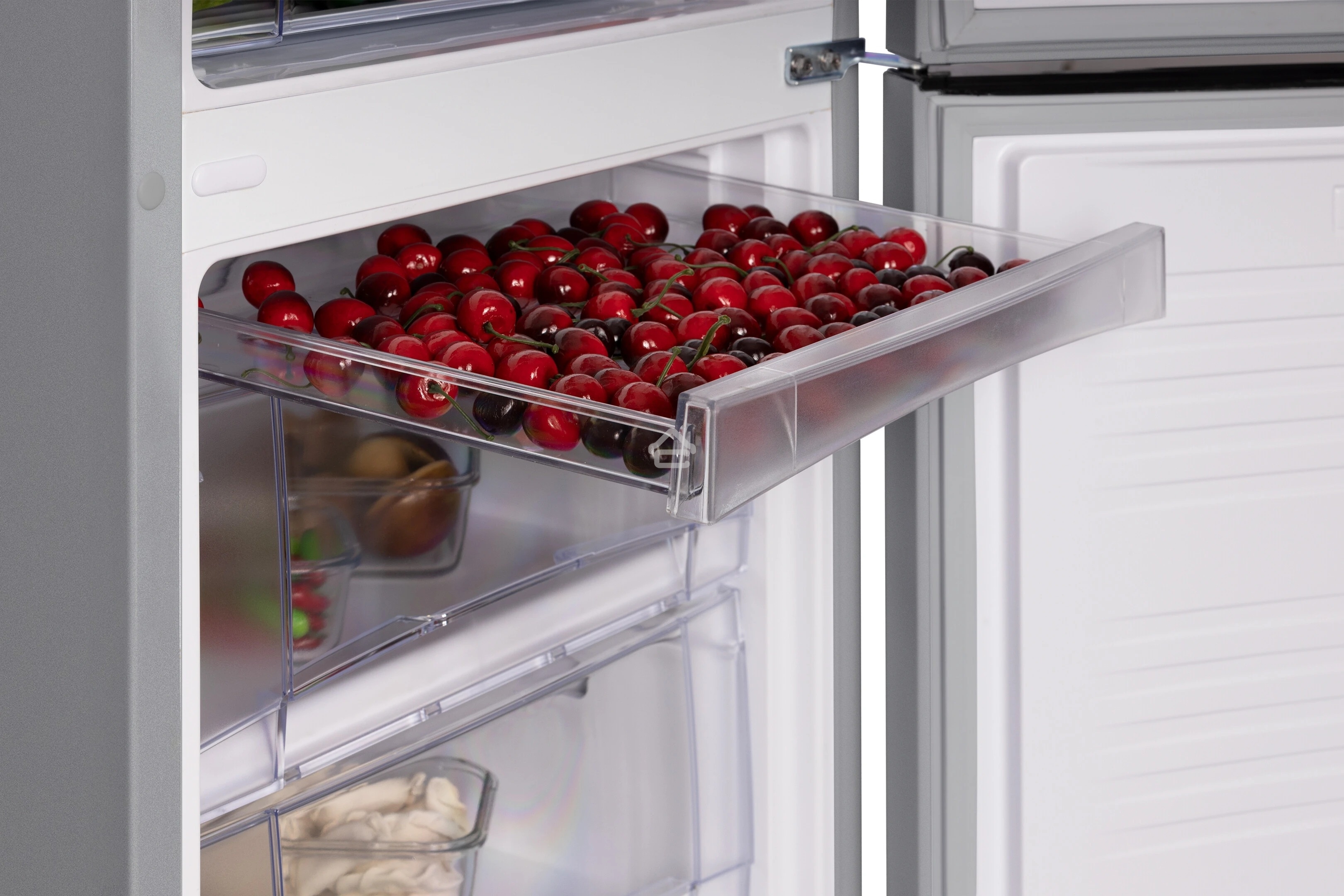 Холодильник Nordfrost NRB 164NF S серебристый двухкамерный 238/105л морозилка снизу