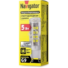 Лампа светодиодная Navigator NLL-P-G9-5-230-4K