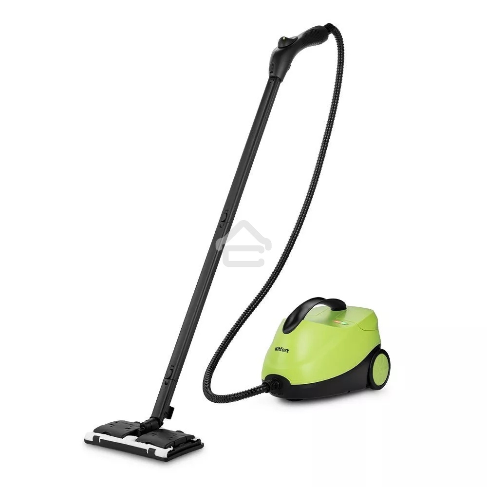 Пароочиститель напольный Kitfort КТ-9186 2000Вт салатовый/черный