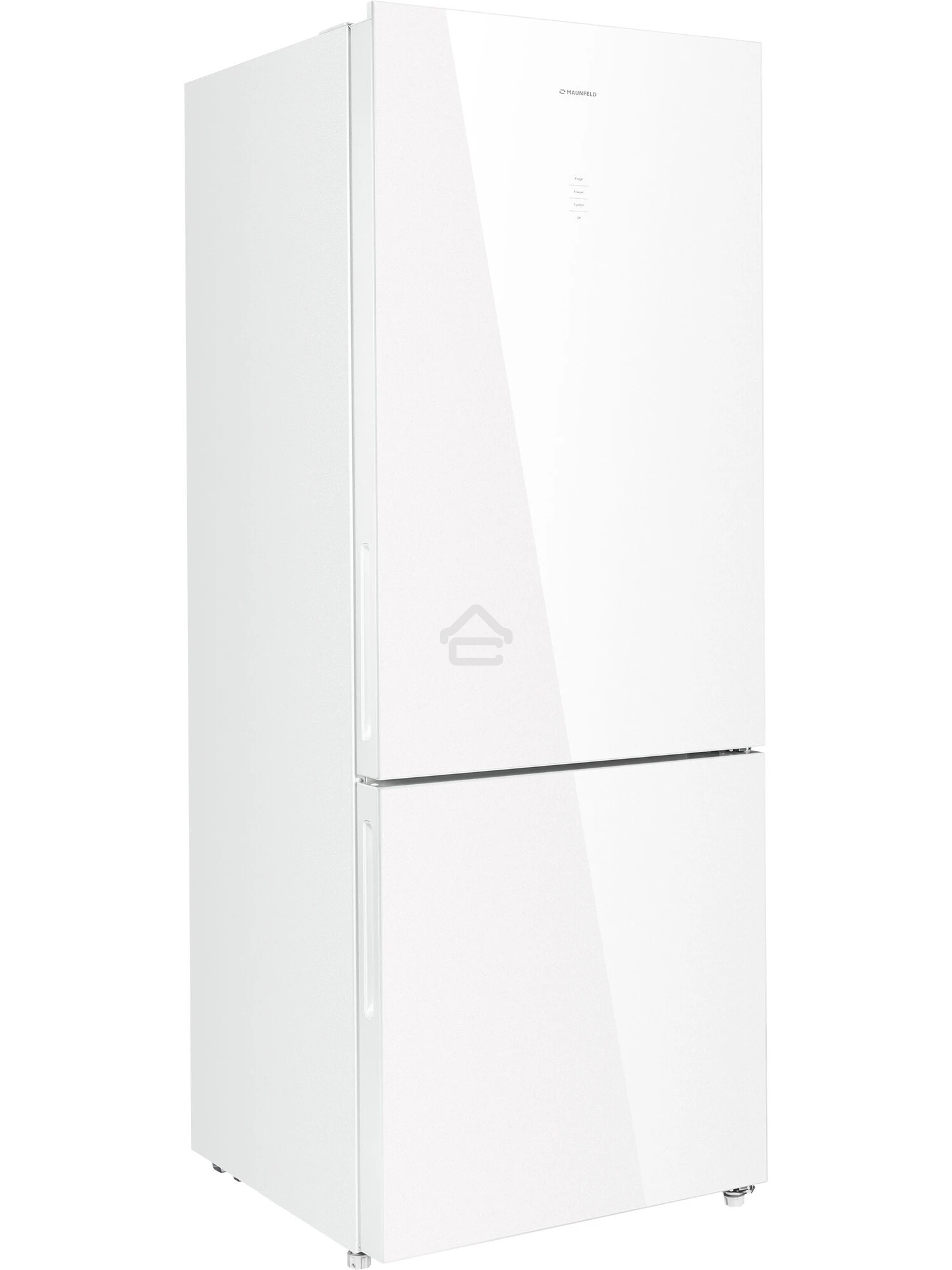 Холодильник Maunfeld MFF1857NFW белый мат. инвертер двухкамерный 336/117л морозилка снизу