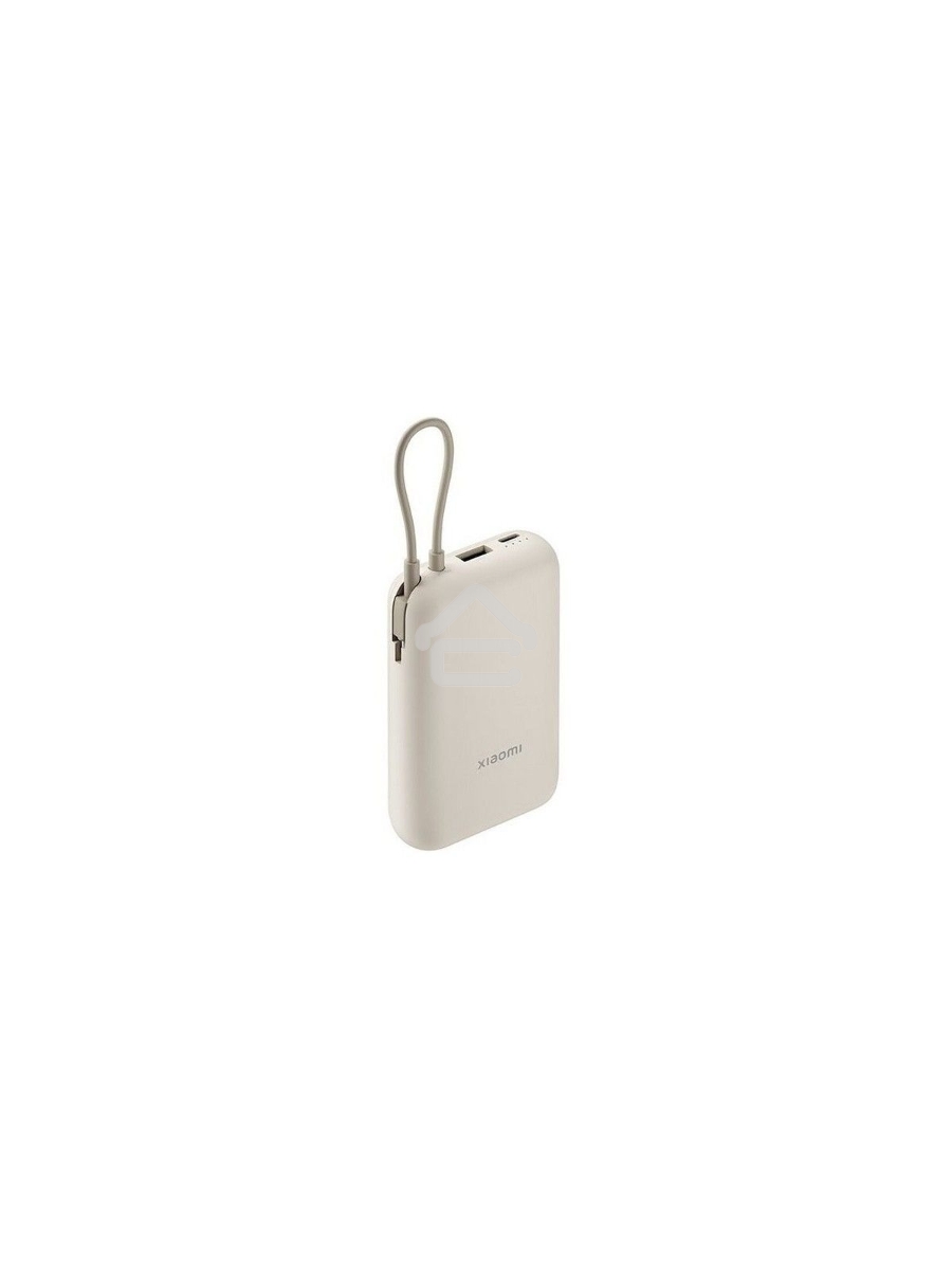 Внешний аккумулятор Xiaomi Power Bank 10000mAh (встроенный кабель) Tan GL