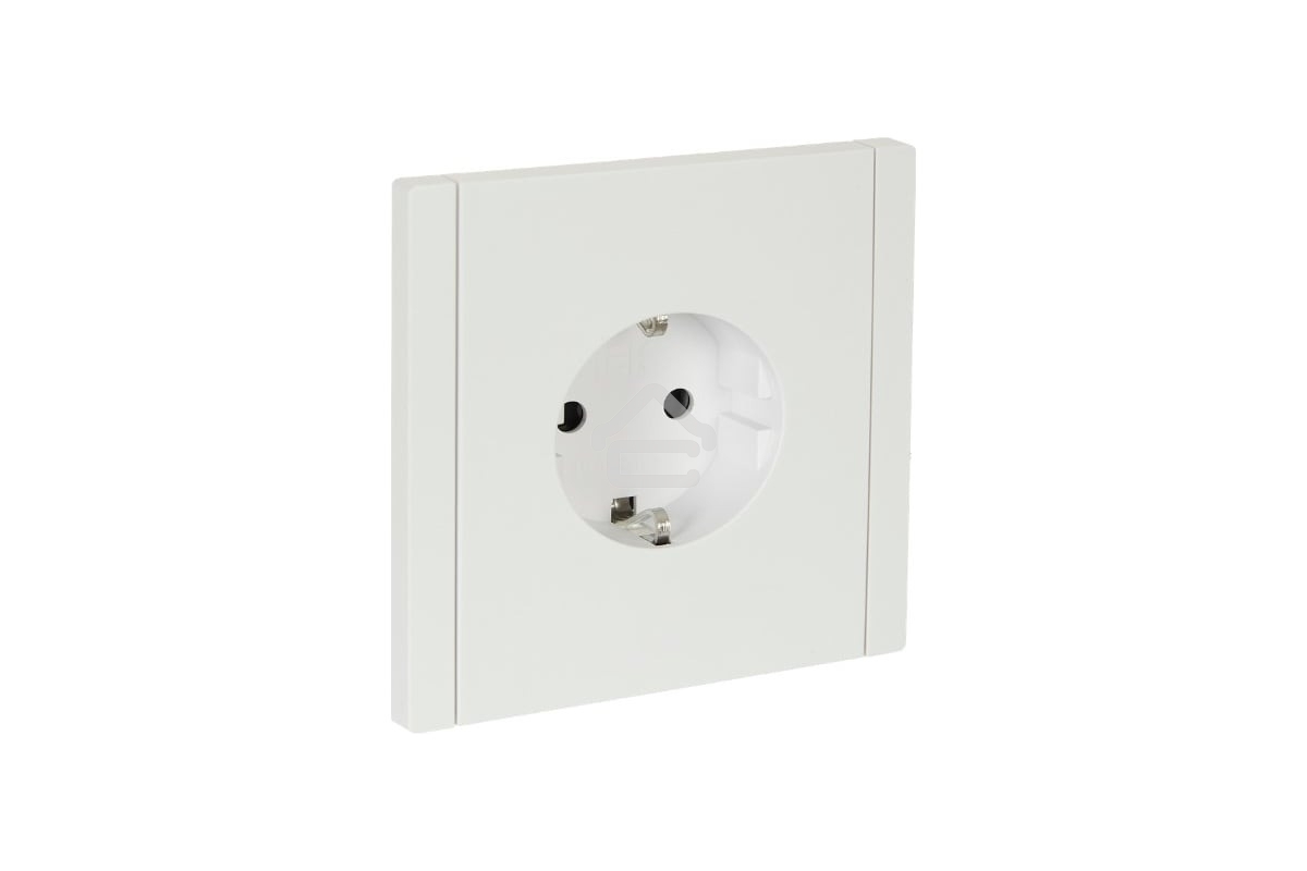 Розетка СП FORTE&PIANO FP213 16А с заземл. защ. шторки безвинт. крепл. белый IEK FP-R14-16-1-K01