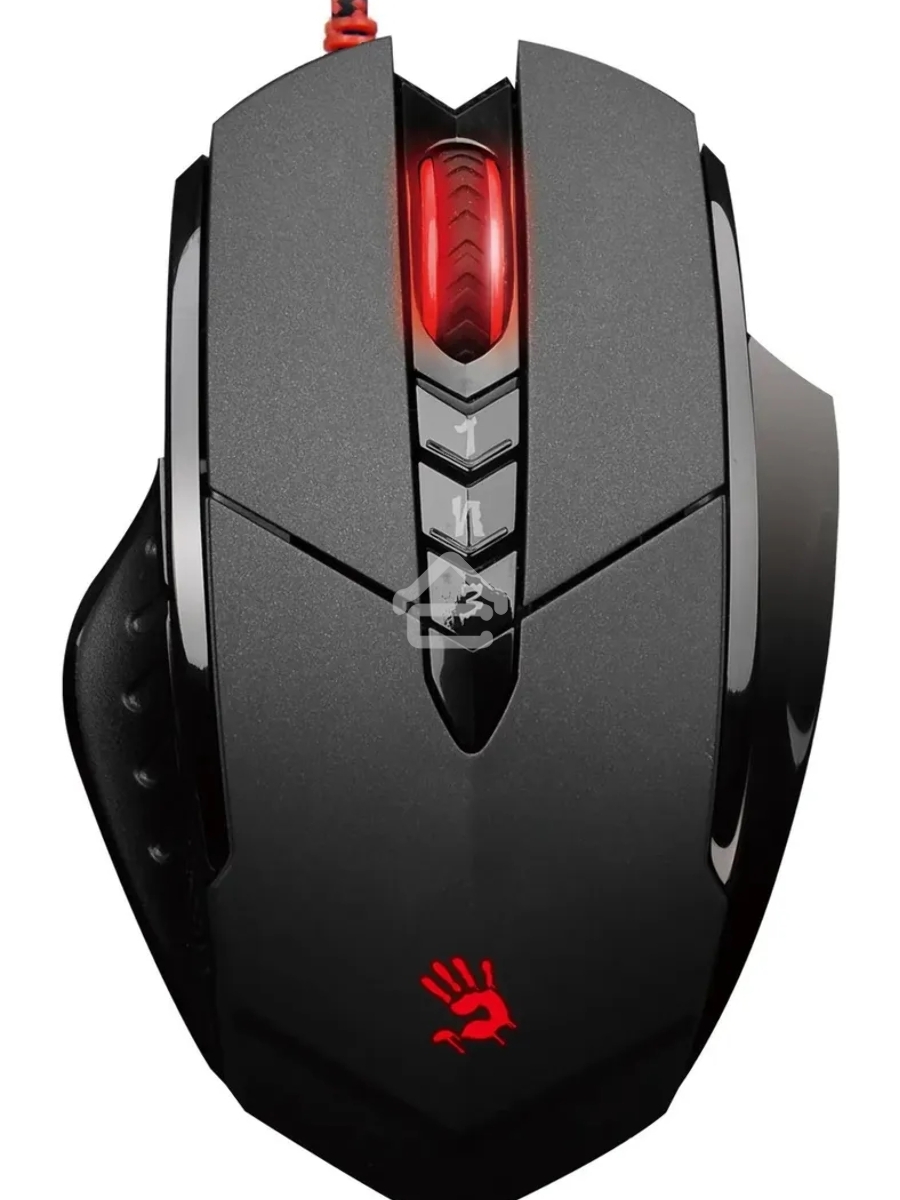 Мышь проводная A4Tech Bloody V7 черный, 3200 dpi, USB Type-A, кнопки - 8