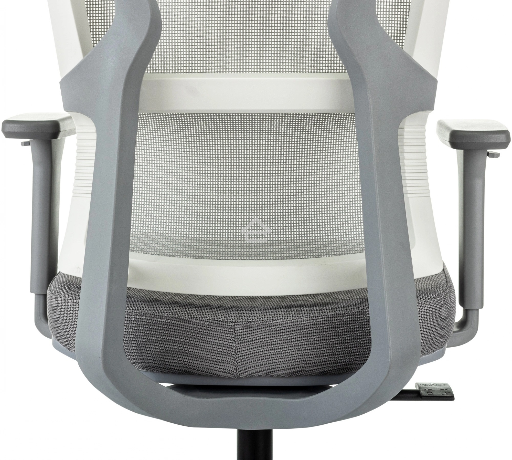 Кресло руководителя Бюрократ MC-G715N-H серый, сетка/ткань, с подголов. крестов. алюминий, пластик серый