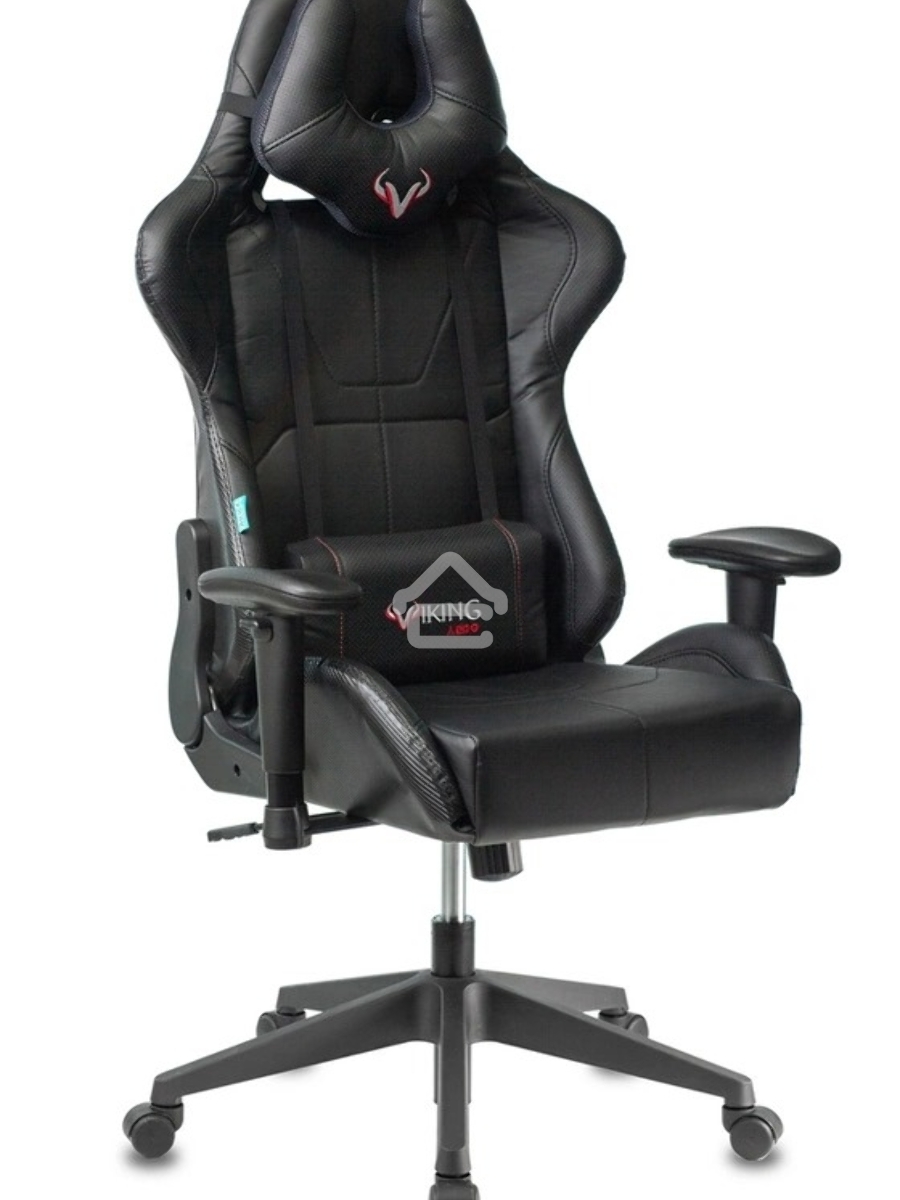 Кресло игровое Бюрократ VIKING 5 AERO BLACK EDITION черный искусственная кожа