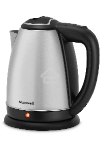Чайник электрический Maxwell MW-1081 (ST), 1850Вт, 1.8л, сталь