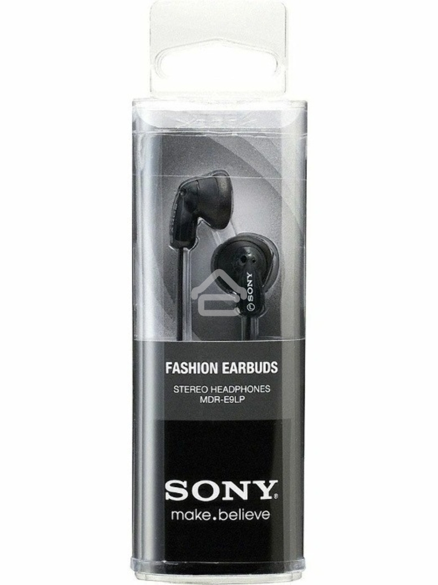 Наушники вкладыши Sony MDR-E9LP 1.2м черный проводные в ушной раковине