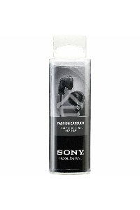 Наушники вкладыши Sony MDR-E9LP 1.2м черный проводные в ушной раковине