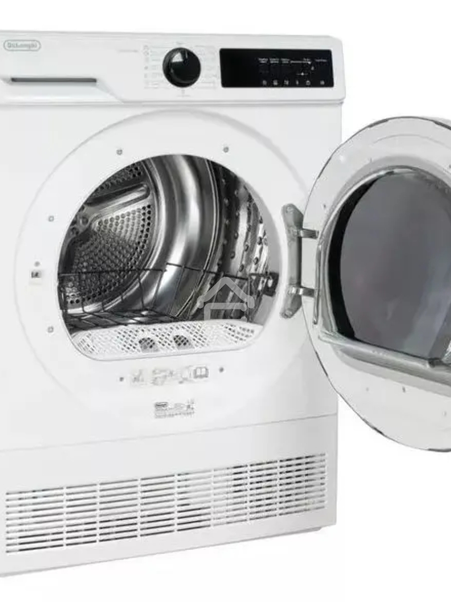 Сушильная машина DeLonghi DTD 8105 C FABIO белый, 8 кг, сушка - конденсационная, программ - 15, 59.6 x 84.5 x 56.3 см