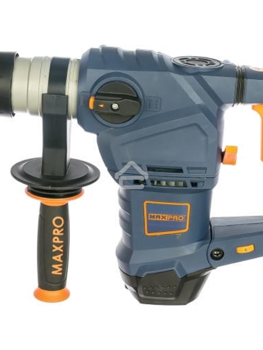 Перфоратор демонтажный MAX-PRO MPRH1500/32VP 1500 Вт, 0-850 об/мин, 5,5 Дж, 3 режима, Д/Б/М-42/32/13, 5,2 кг, SDS-PLUS, антивибрационная ручка, резиновые вставки, р