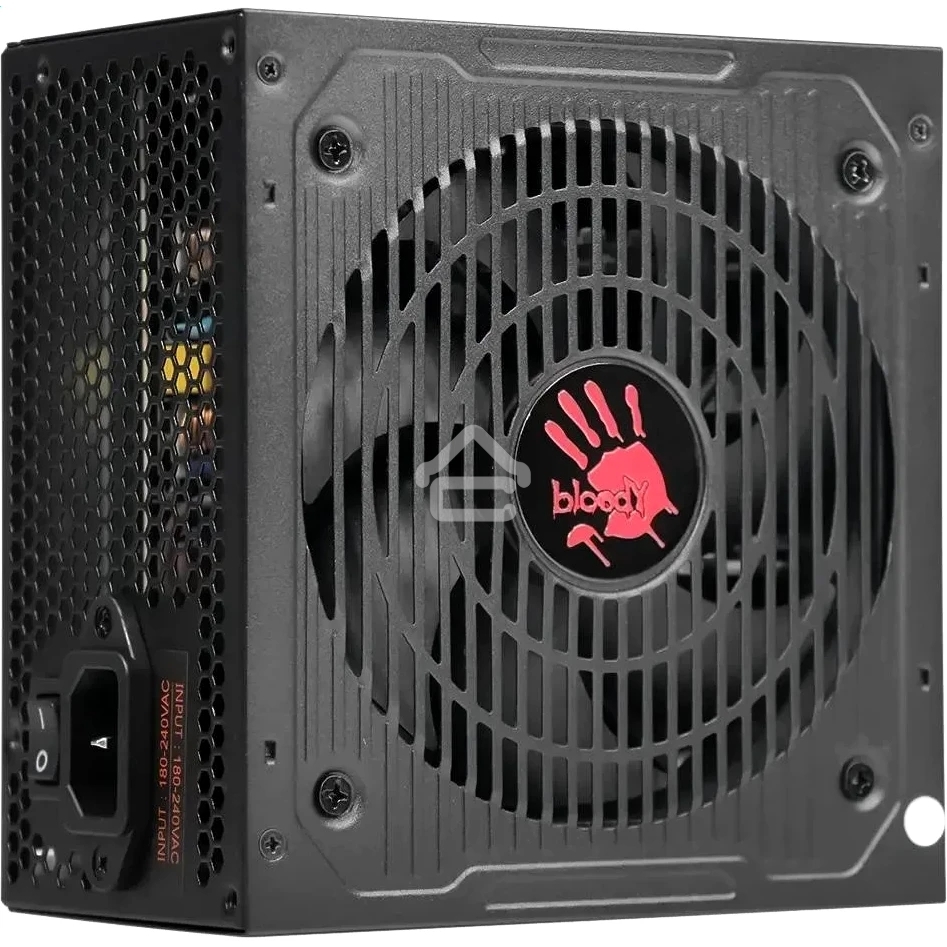 Блок питания Bloody BD-PS750G, 750Вт, 80 PLUS Gold, 120мм, черный