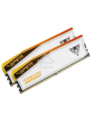 Оперативная память Patriot Viper Elite 5 TUF Gaming, DDR5, 32GB (2x16 GB), 6000 MHz, CL36, радиатор, RGB, белый