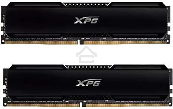 Оперативная память A-Data XPG Gammix D20, DDR4, 64GB (2x32GB), 3200 MHz, CL16, DIMM, с радиатором, черный
