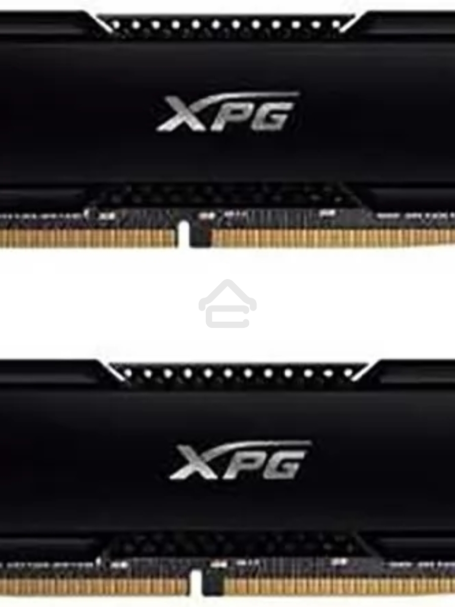 Оперативная память A-Data XPG Gammix D20, DDR4, 64GB (2x32GB), 3200 MHz, CL16, DIMM, с радиатором, черный