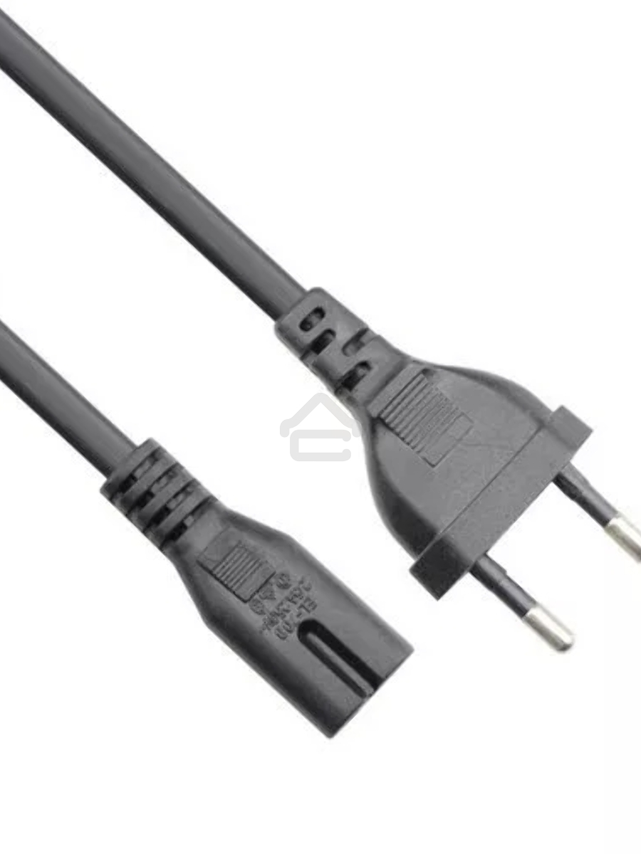 Кабель для аудио-видео техники IEC-320-C7--розетка 220V, 2-pin, 1,8м , медь, VCOM