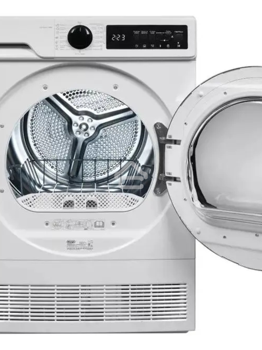 Сушильная машина DeLonghi DTD 8105 C FABIO белый, 8 кг, сушка - конденсационная, программ - 15, 59.6 x 84.5 x 56.3 см