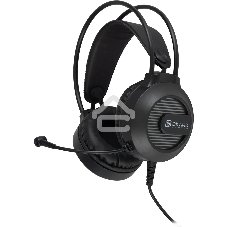 Наушники с микрофоном Оклик HS-L300G Black черный 2.2м мониторные USB оголовье (1796949)