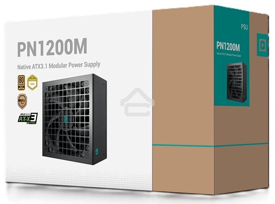 Блок питания Deepcool/GamerStorm PN1200M, 1200Вт, 80 PLUS Gold, 135мм, модульный, черный