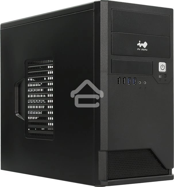 Компьютерный корпус Mini Tower InWin EMR048 черный U2.0*2+U3.0*2+A(HD) mATX (без блока питания)