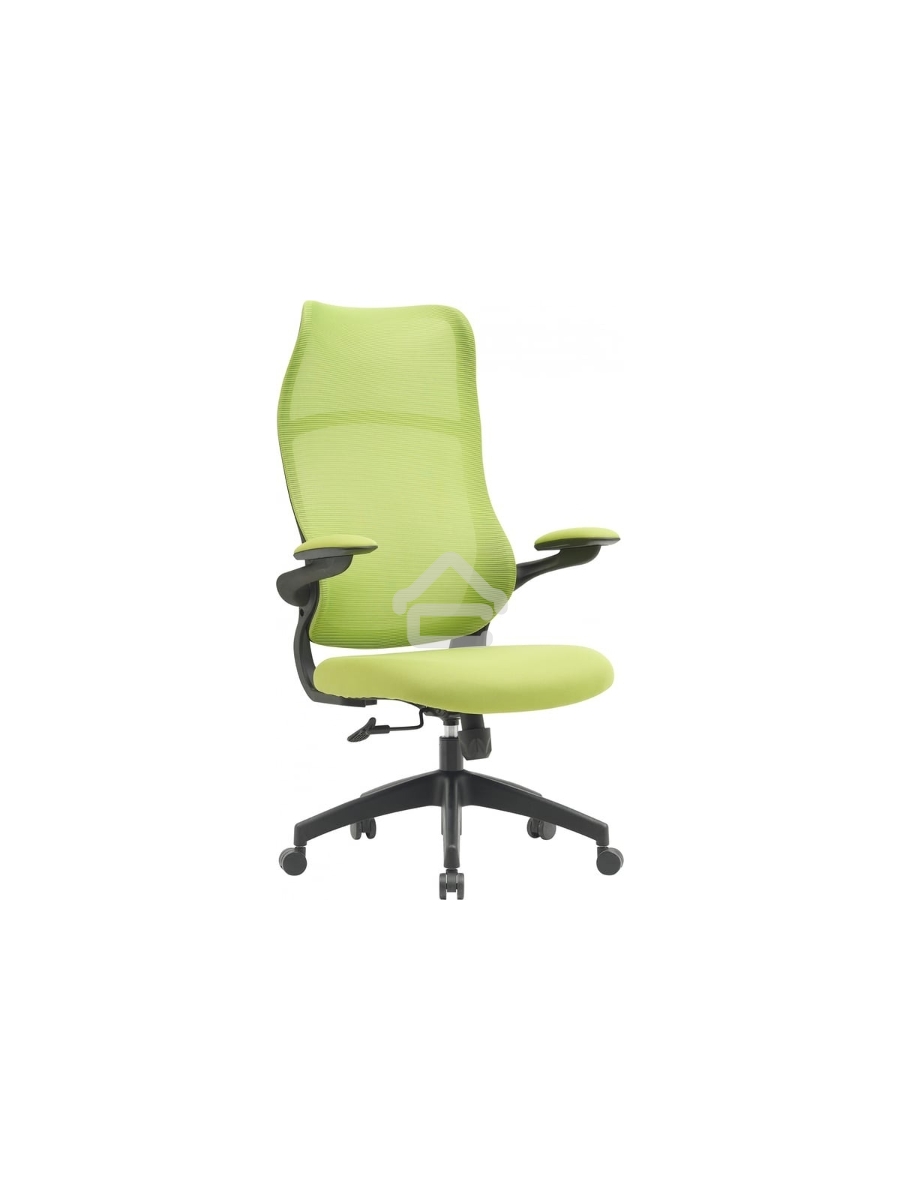 Кресло компьютерное Cactus CS-MC505-GN салатовый, сиденье салатовый, сетка/ткань, крестов. пластик, пластик черный