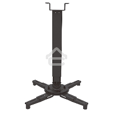 Потолочный комплект для проектора Wize Pro PRXL47A длина штанги 117,7-200,7 см, расстояние между крепежными отверстиями 404 мм,наклон +/-11°,вращение 360°, до 100 кг,черный