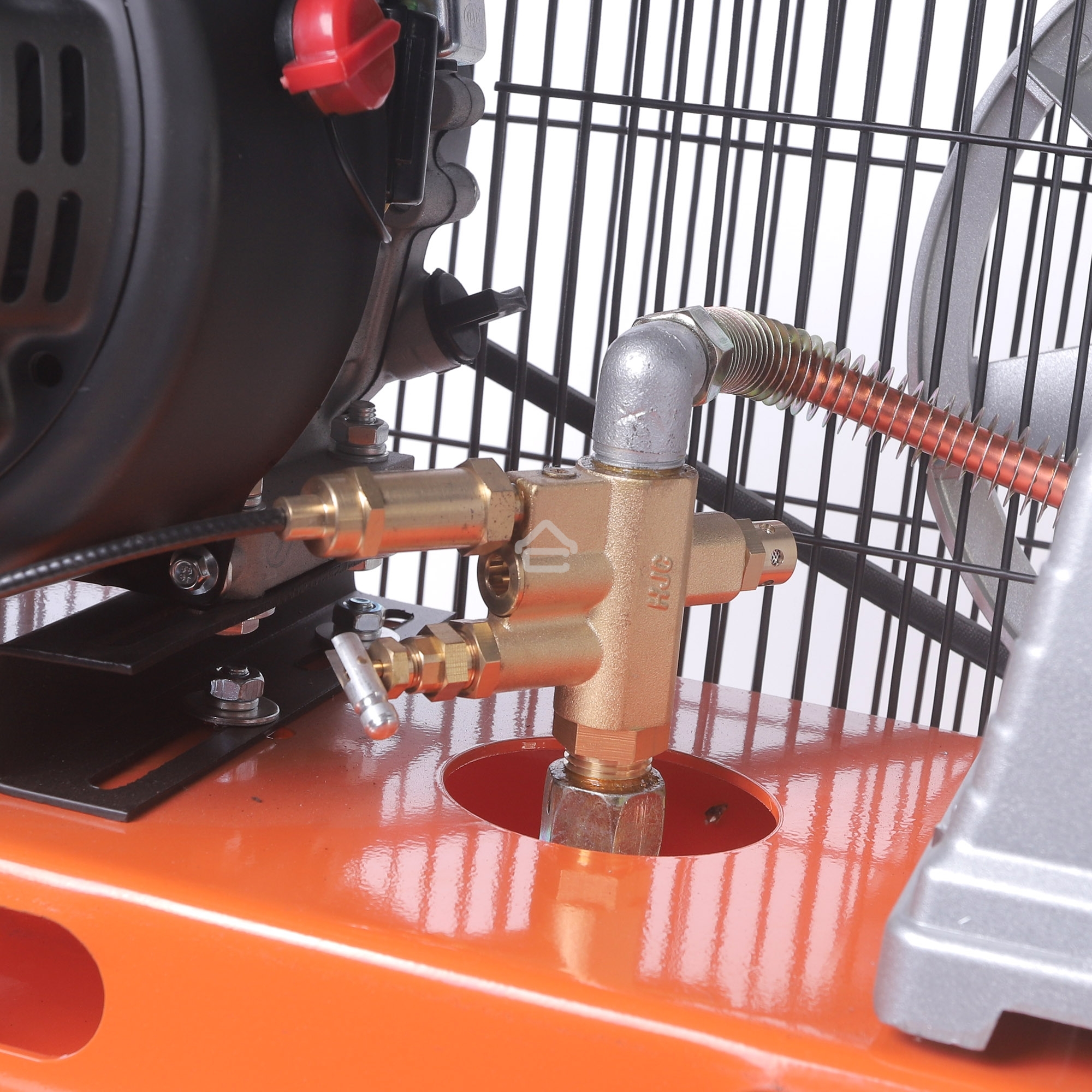 Компрессор Patriot бензиновый KGA 450 L100 - 450 л/мин, 10 бар, 100 л, 7 лс, быстросъем и 