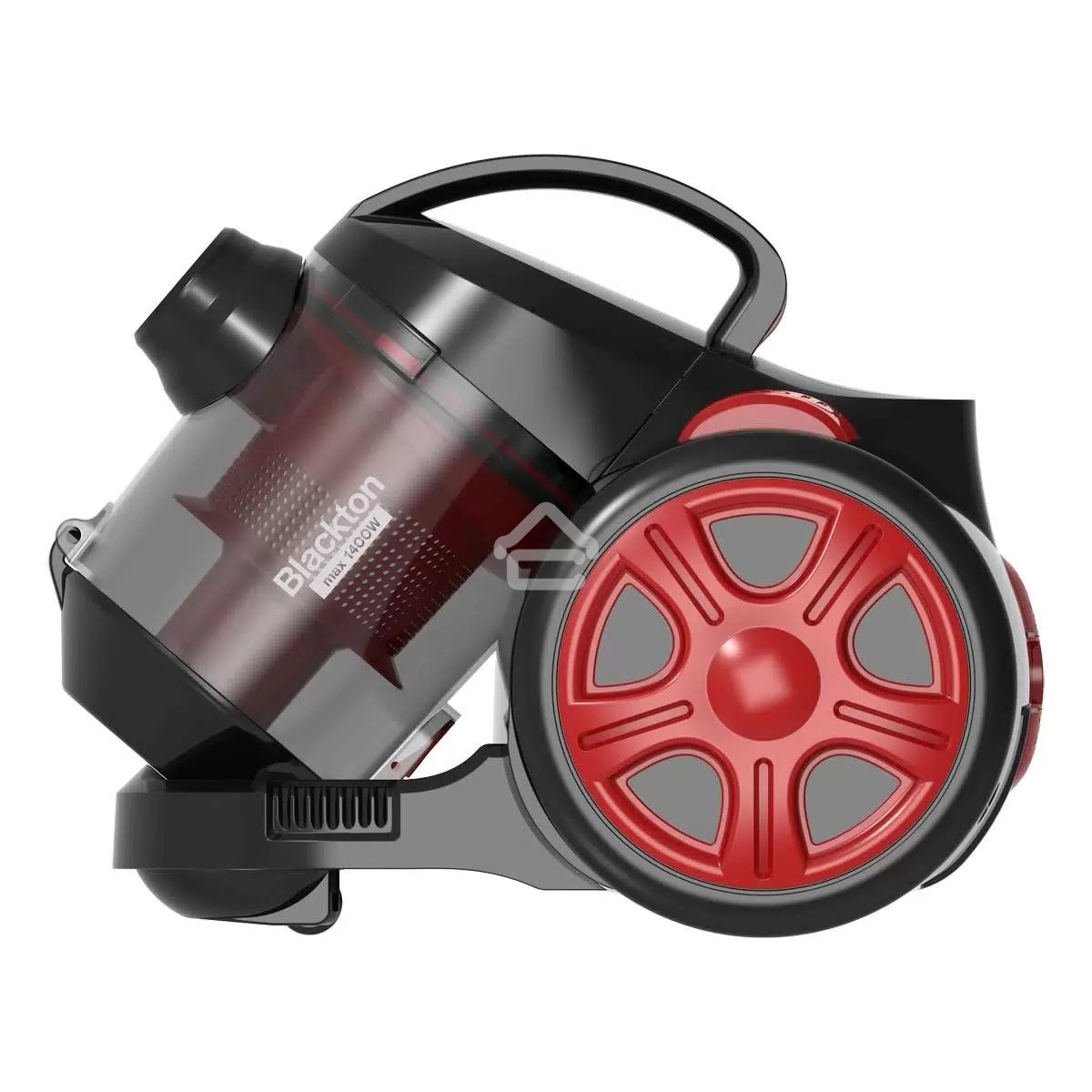 Пылесос Blackton Bt VC1802B серый/красный, 350 Вт, сухая уборка, пылесборник контейнер 2 л