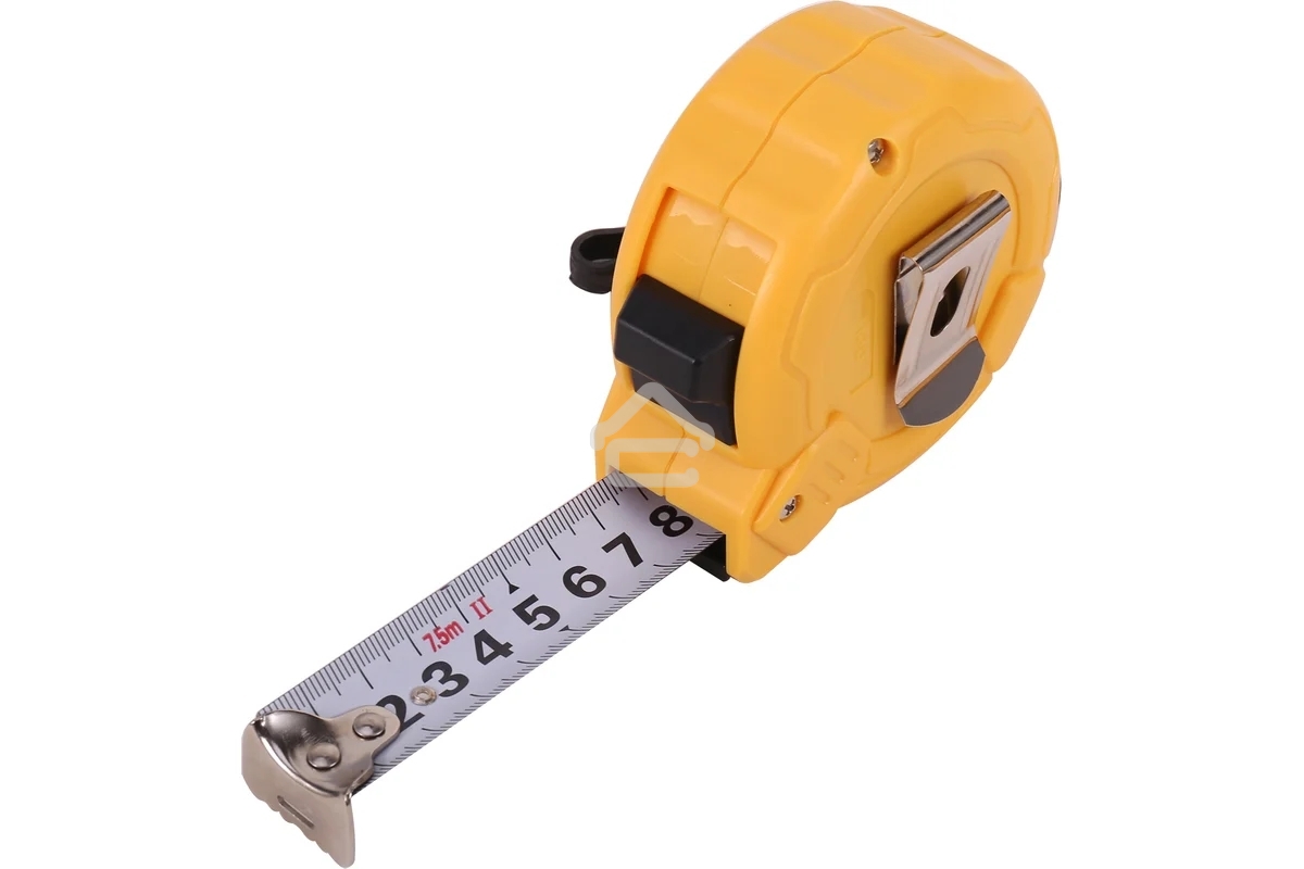 Рулетка Deli DL9075B 7,5мx25мм Метрическая. Корпус ударопрочный.