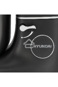 Кухонная машина Hyundai HYM-S8591 планетар.вращ. 1500Вт черный/серебристый