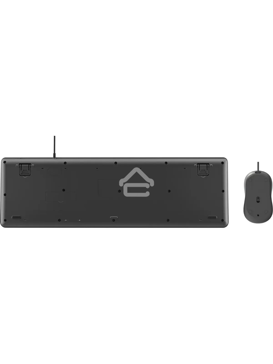 Комплект клавиатура+мышь Оклик S605 проводной USB 1800 DPI черный