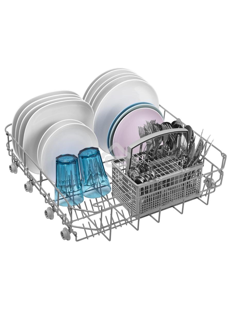 Встраиваемая посудомоечная машина HOMSair DW64E, серебристый, 59.8 см, 12 компл., 49 дБ, класс A++