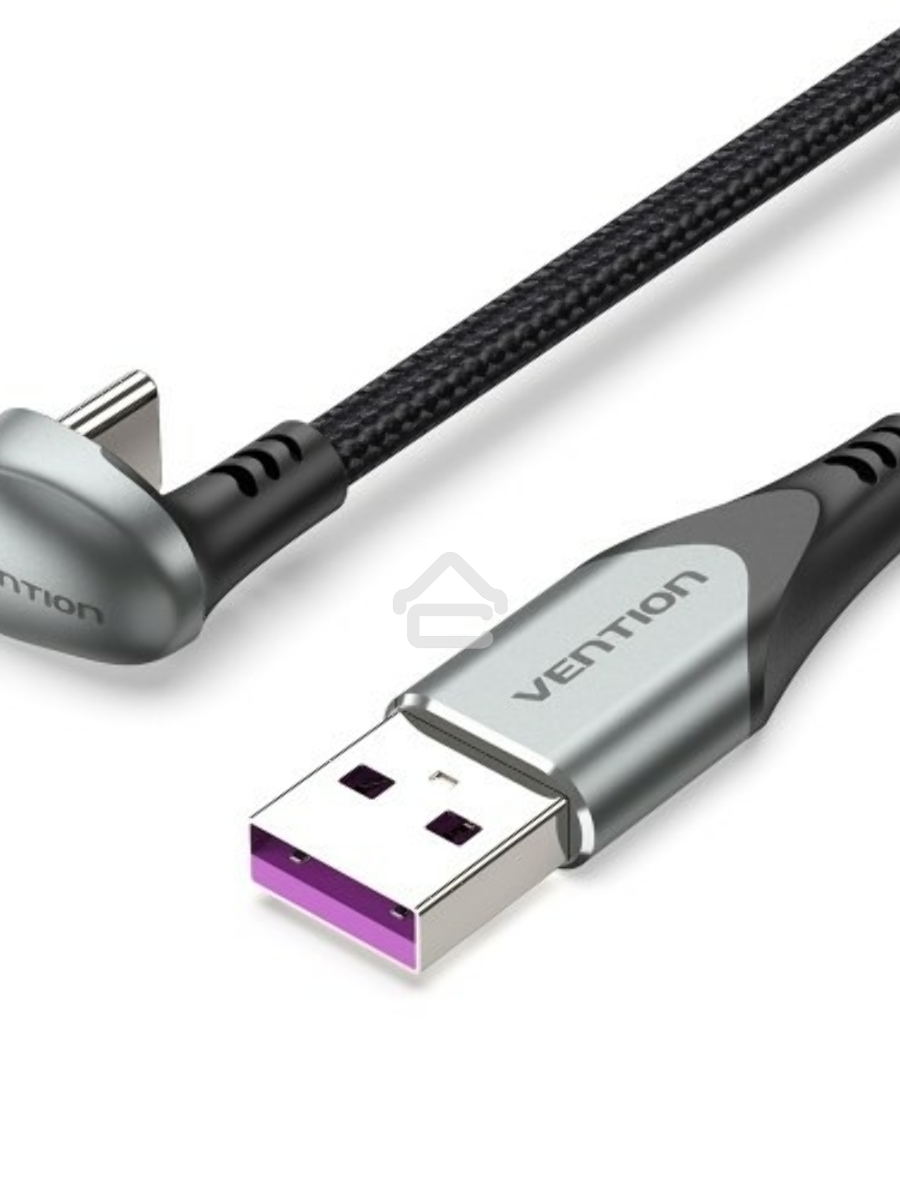 Кабель Vention USB 2.0 CM/AM 5A - 1м. U-образный