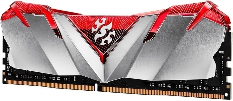 Оперативная память XPG Gammix D30, DDR4, 16GB (1x16GB), 3200MHz, CL16, UDIMM, с радиатором, красный