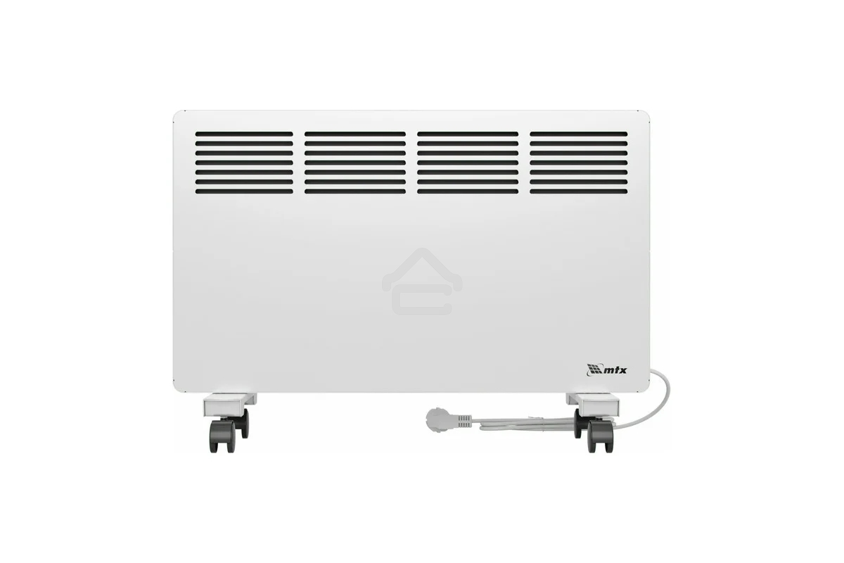 Конвектор электрический MTX КМ-1500.2 белый, 1500 Вт, 20 м2, термостат