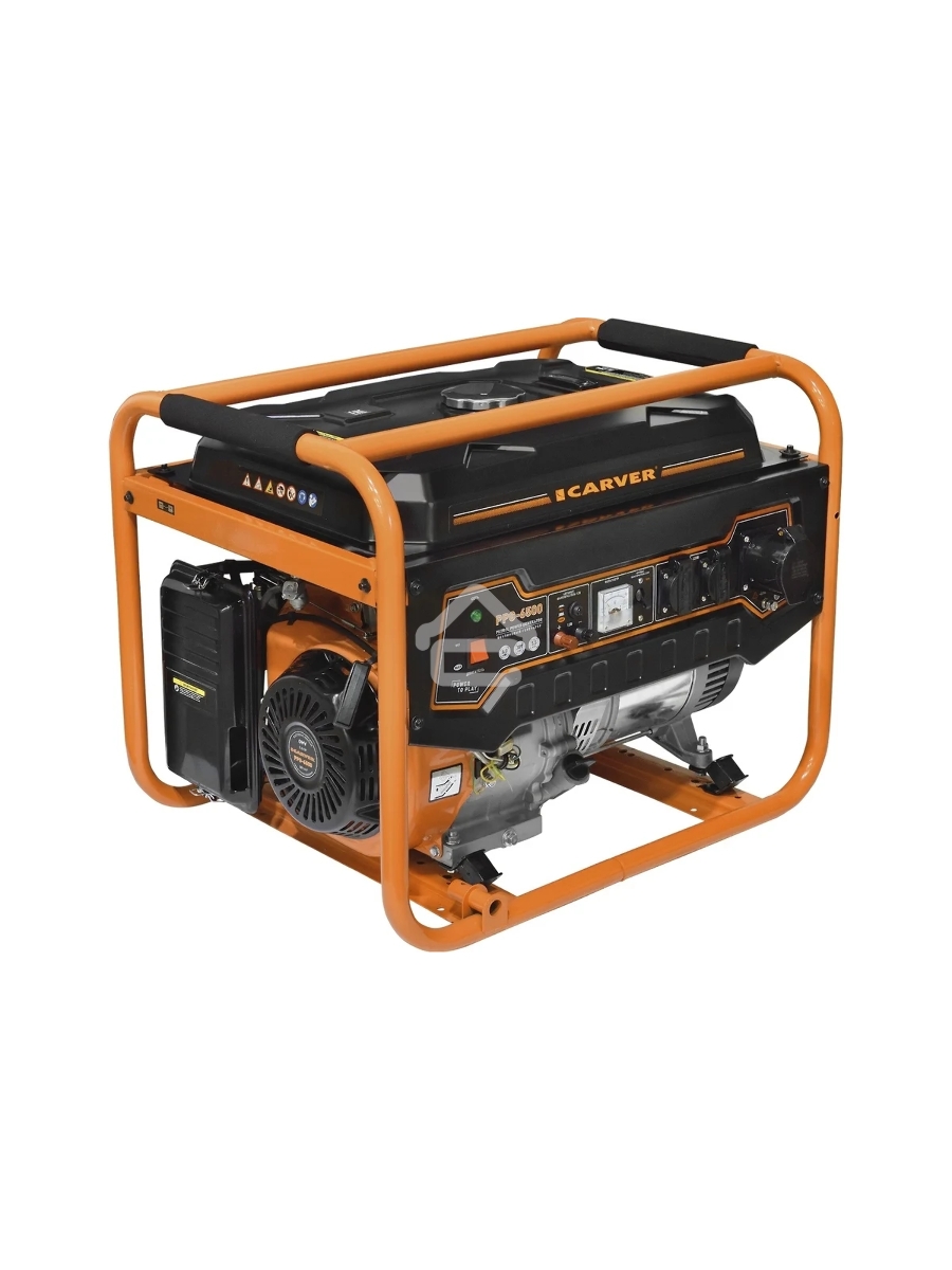 Электрогенератор бензиновый Carver PPG- 6500, 5.5 кВт, 74 дБ, 79 кг