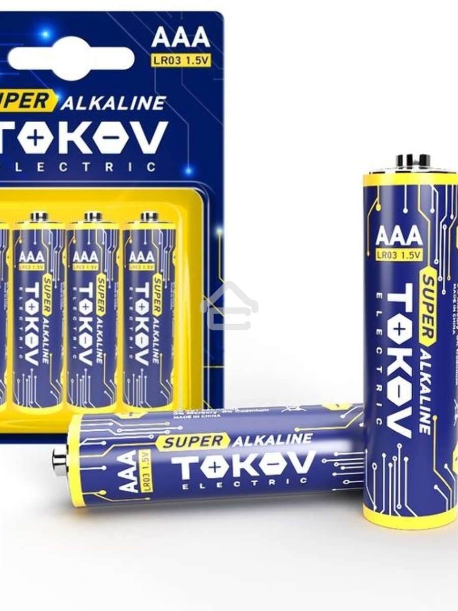 Элемент питания алкалиновый LR3/AAA (блист.4шт) TOKOV ELECTRIC TKE-ALS-LR3/B4