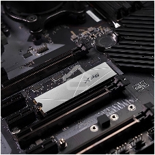 Накопитель SSD ADATA XPG GAMMIX S60, 2Tb, PCIe 4.0 x4, M.2 2280, NVMe, R/W 5000/4200, с радиатором