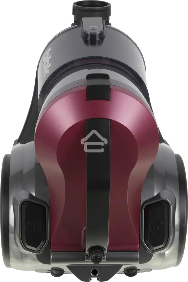 Пылесос BBK BV 1502 черный/темная вишня, 300/1600 Вт, уборка сухая, пылесборник контейнер, 2 л
