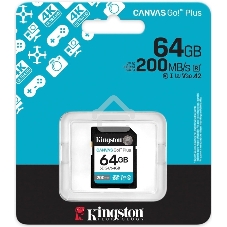 Флеш карта SDXC 64Gb Kingston SDG4/64Gb Canvas Go! Plus w/o adapter