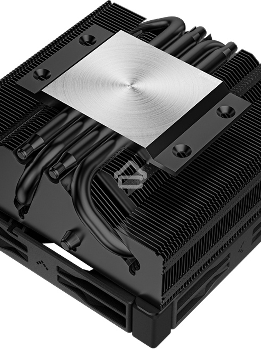 Кулер для процессора DEEPCOOL AN400 черный 92мм алюминий+медь 2900rpm 31db 4-pin 150W 52,5мм