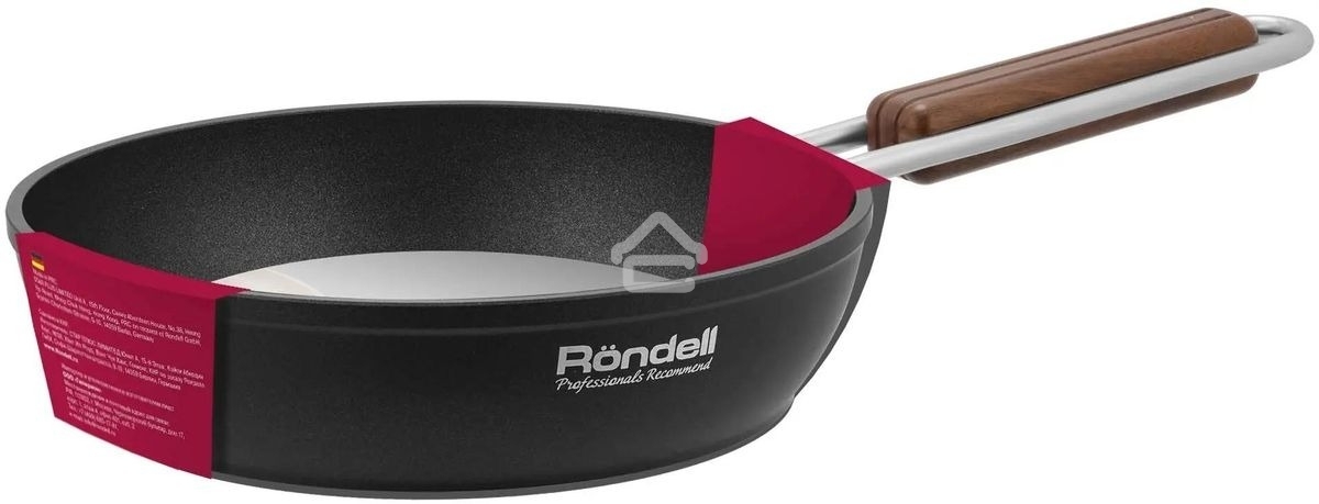 Сковорода Rondell Fjord RDA-1793, 20см, без крышки, черный