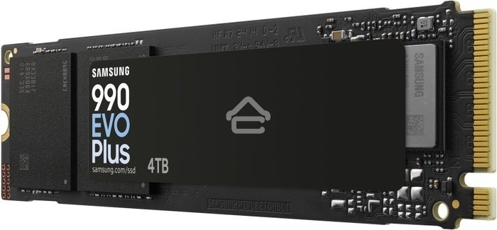 Накопитель SSD Samsung 990 EVO Plus, 4 ТБ, M.2 2280, PCIe 4.0 x4, NVMe 2.0, R/W 7250/6300