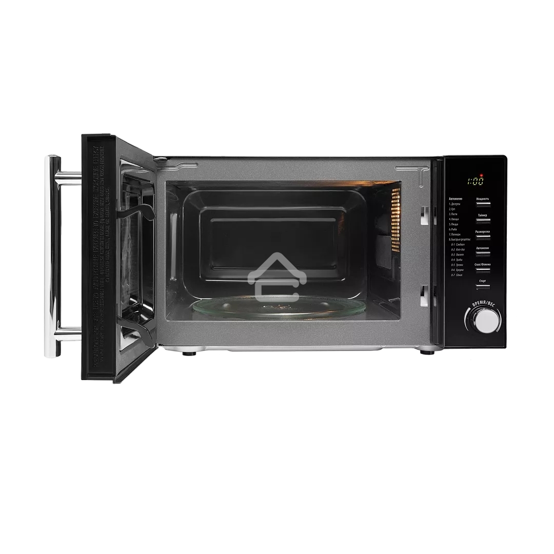 Микроволновая печь Polaris PMO 2002D RUS 20 л, 1200 Вт, черный