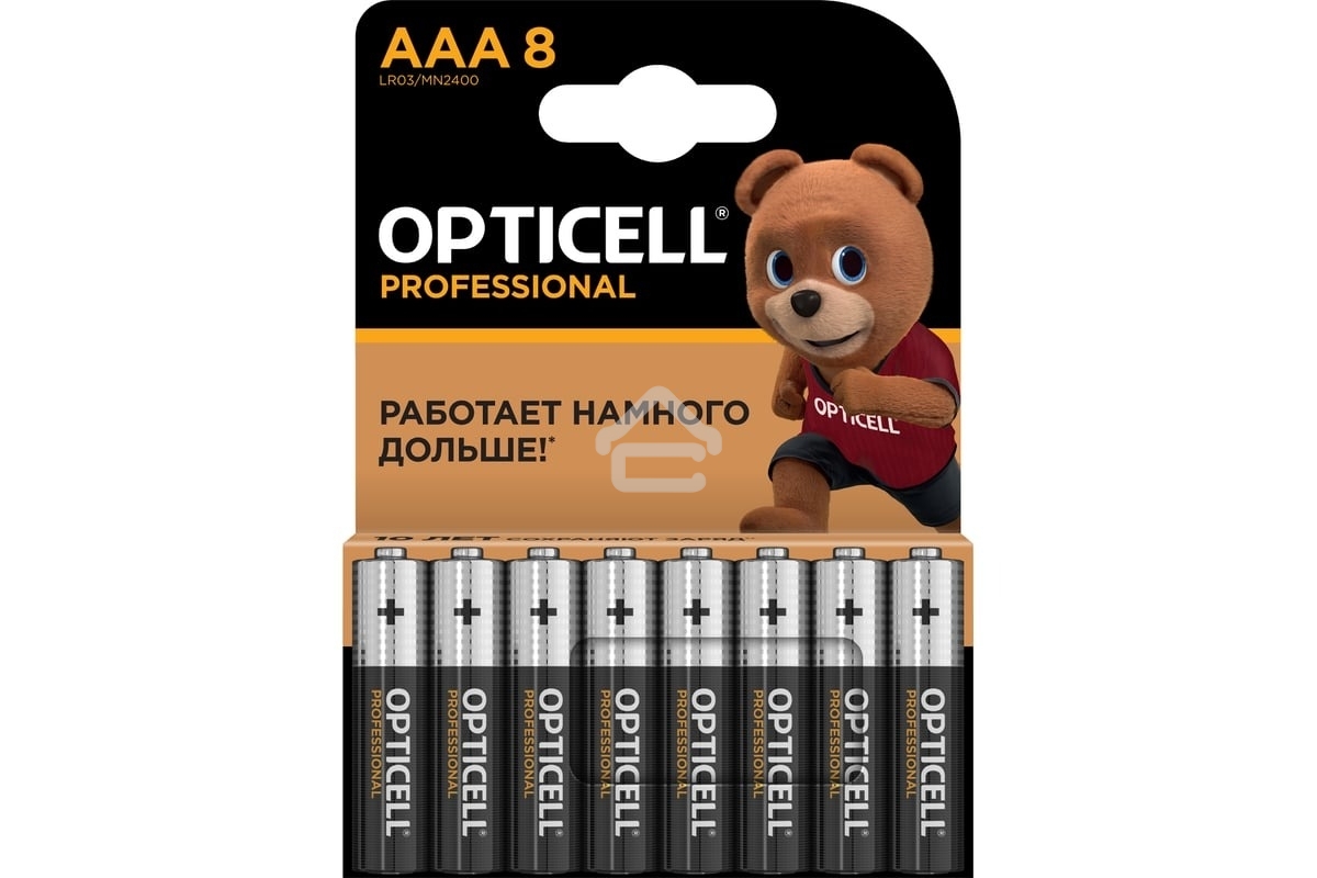 Батарея Opticell Professional AAA AAA (8шт) блистер