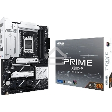 Материнская плата ASUS PRIME X870-P, AM5, AMD X870, 4xDDR5, 2xSATA, 4xM.2, 1xPCI-E 5.0 x16, 1xPCI-E 4.0 x16, 1xPCI-E x1, 1xHDMI, 2xUSB Type-C, 1x2.5Gb LAN, 4xUSB-A 3.2 Gen 1, 1xUSB 3.2 Gen 2, 3x3.5 мм, 7.1, ATX