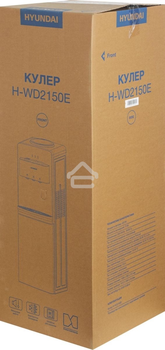 Кулер Hyundai H-WD2150E напольный электронный белый